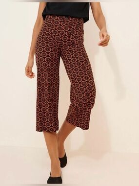 Anthropologie Maeve The Colette Wide-Leg Ponte Pants, NEW